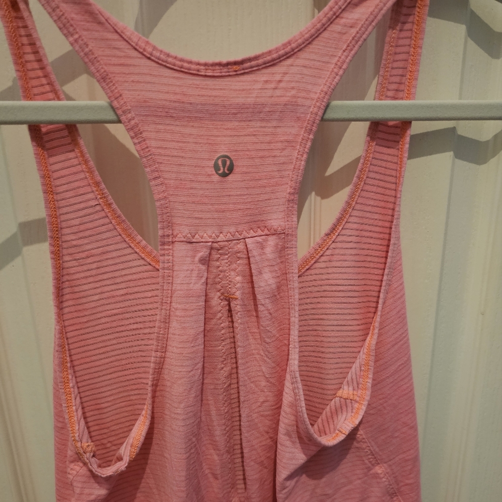 Lululemon Pink Racerback Tank Top